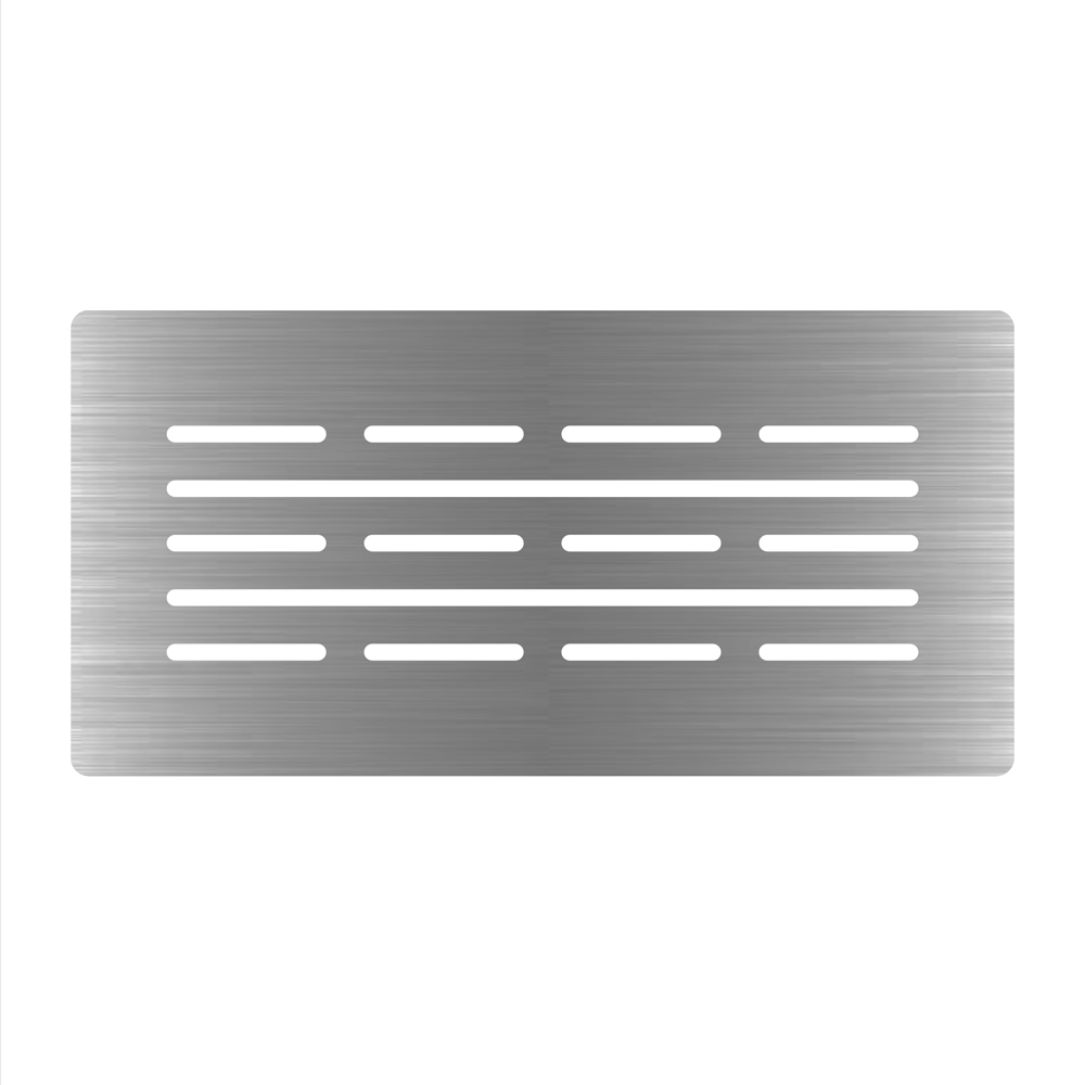 rectangular stainless steel drain plate